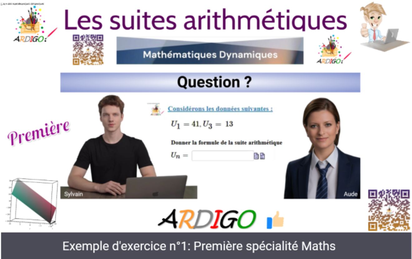 Exemple- Exercice n°1: Première spécialité Maths