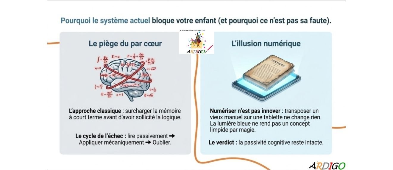 Système actuel qui bloque l'enfant